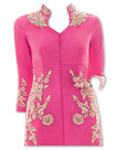 Pink/Cream Chiffon Suit- Indian Semi Party Dress