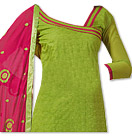 Parrot Green/Magenta Georgette Suit- Indian Semi Party Dress