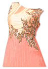 Peach Chiffon Suit- Indian Semi Party Dress