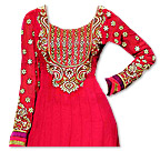 Red Chiffon Suit- Indian Dress