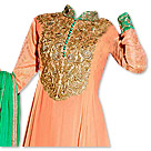 Peach/Green Georgette Suit