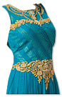 Blueberry Chiffon Suit- Indian Semi Party Dress