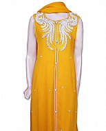 Mustard Chiffon Suit- Indian Dress