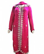 Hot Pink Chiffon Suit- Indian Clothes