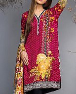 Alkaram Hot Pink Viscose Suit- Pakistani Winter Dress