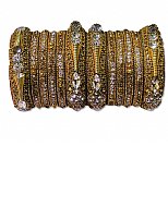 Metallic Bangles - Golden