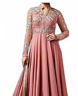 Tea Pink Georgette Suit- Indian Semi Party Dress