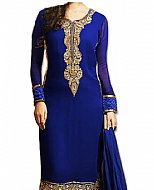 Blue Georgette Suit- Indian Dress