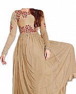 Beige Chiffon Suit- Indian Dress