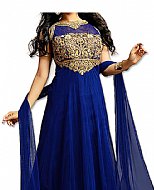 Blue Chiffon Suit- Indian Semi Party Dress