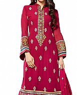 Magenta Chiffon Suit- Indian Dress