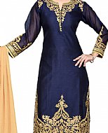 Navy Blue Georgette Suit- Indian Dress