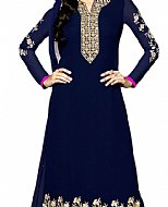 Navy Blue Georgette Suit- Indian Dress