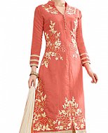 Peach Cotton Suit- Indian Clothes