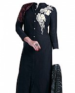 Black Georgette Suit- Indian Semi Party Dress