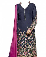 Blueberry Georgette Suit- Indian Semi Party Dress