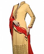 Fawn Georgette Suit- Indian Dress