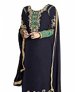 Navy Blue Georgette Suit- Indian Dress