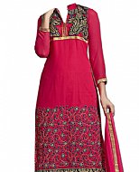 Magenta Georgette Suit- Indian Semi Party Dress