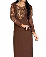 Chocolate Georgette Suit- Indian Dress