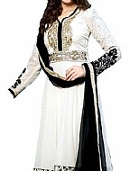 White/Black Georgette Suit- Indian Dress