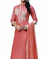 Peach Georgette Suit- Indian Semi Party Dress