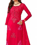 Red Chiffon Suit- Indian Dress