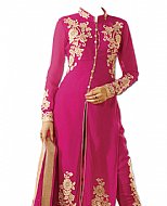 Magenta Georgette Suit- Indian Semi Party Dress