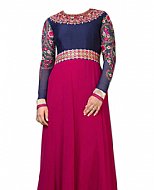 Blue/Magenta Georgette Suit- Indian Clothes