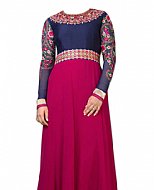 Blue/Magenta Georgette Suit- Indian Dress