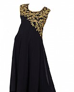 Black Georgette Suit- Indian Semi Party Dress