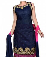 Navy Blue Georgette Suit- Indian Dress