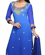 Royal Blue Georgette Suit- Indian Dress