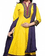 Yellow Georgette Suit