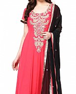 Hot Pink Georgette Suit