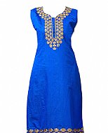 Blue Georgette Suit- Indian Semi Party Dress