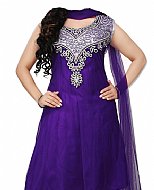 Indigo Net Suit- Indian Semi Party Dress