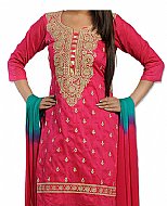 Pink/Turquoise Georgette Suit- Indian Dress