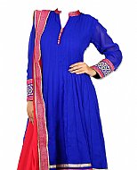 Blue Georgette Suit