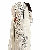 Off-white Georgette Suit- Indian Dress