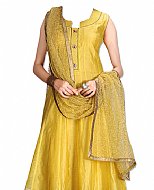 Yellow Chiffon Suit- Indian Dress