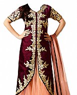 Maroon Velvet Suit- Indian Dress
