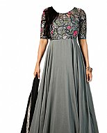 Grey Georgette Suit- Indian Dress