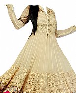 Ivory Chiffon Suit- Indian Semi Party Dress