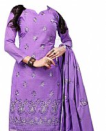 Purple Georgette Suit- Indian Semi Party Dress