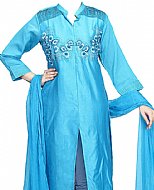 Turquoise Silk Suit- Indian Dress