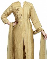 Golden Georgette Suit- Indian Dress