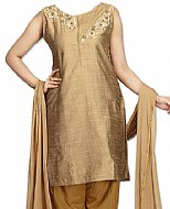 Bronze Silk Suit- Indian Dress