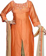 Rust Silk Suit- Indian Dress