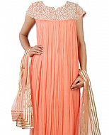 Peach Chiffon Suit- Indian Dress